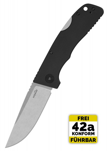 Schnitzel Kvar, 2-Hand Backlock, schwarz, stonewashed