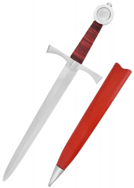 Scheibenknaufdolch für leichten Schaukampf, inkl. Scheide, SK-C