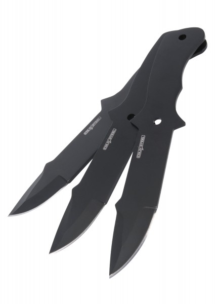 Cold Steel Wurfmesser mit Drop Point-Klinge und Nylon Scheide, 3er Pack