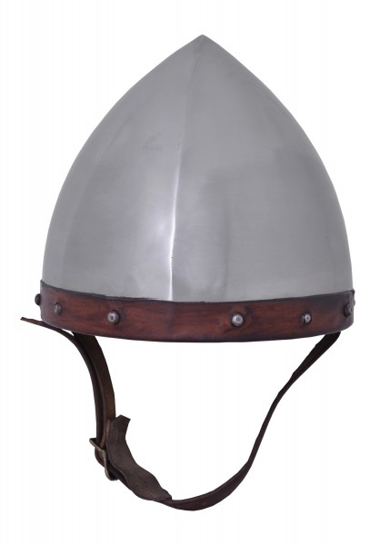 Bogenschützen Helm 1.6 mm Stahl mit Lederinlet