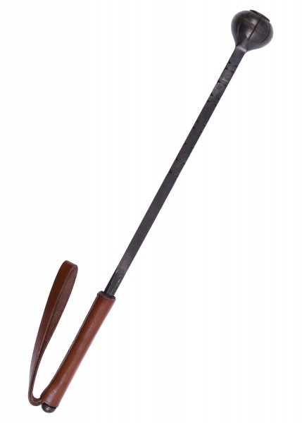 Streitkolben aus Stahl mit Ledergriff