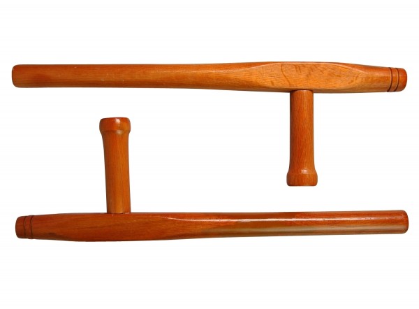 Paar Tonfa rund Holz ca. 51 cm