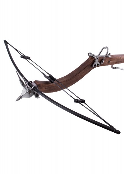 Mittelalterlicher Kugelschnepper Balester-Armbrust