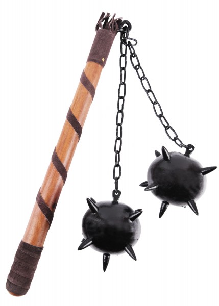 Morgenstern mit 2 Kugeln