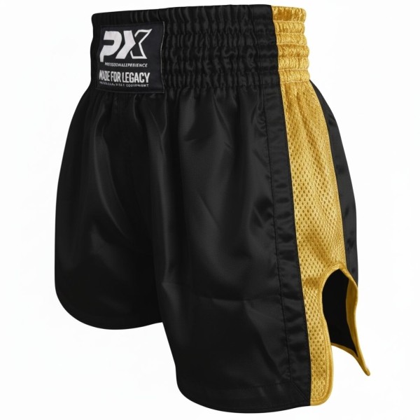 PX Legacy Thai Shorts Mesh schwarz-gold