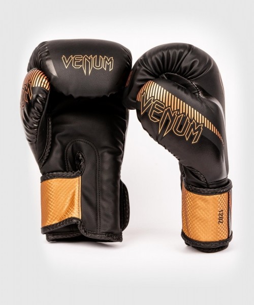 Venum Impact Boxhandschuhe schwarz-bronze