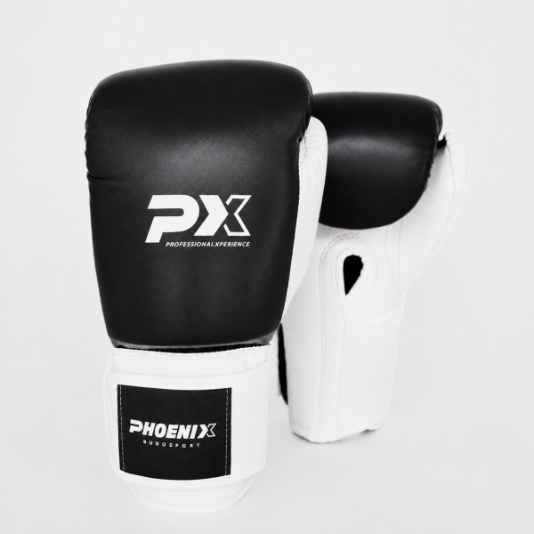 PX Kinder Boxhandschuhe schwarz-weiss 4-8 oz