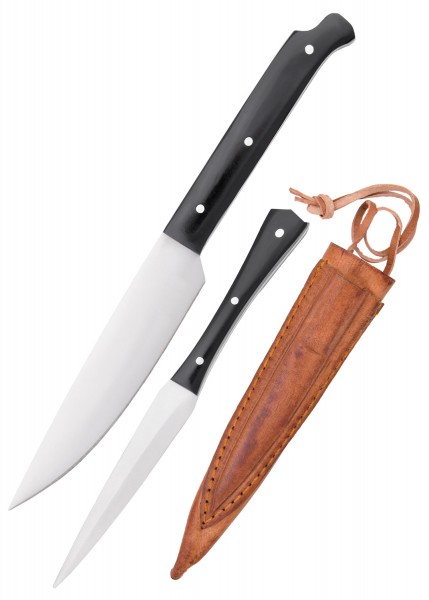 Mittelalterliches Tafelmesser mit Essdorn rostfrei