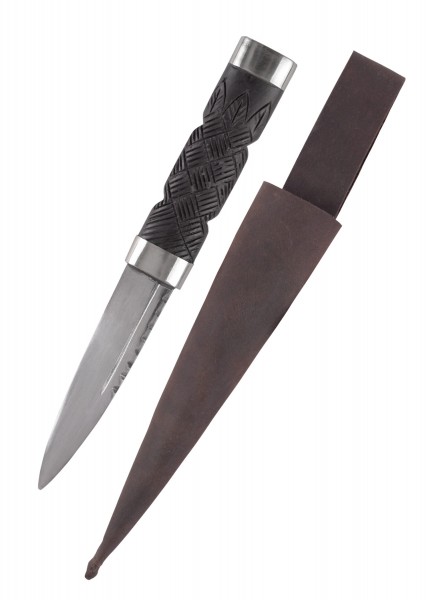 Sgian Dubh Messer mit Lederscheide