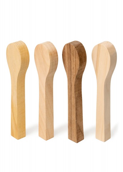 Löffelrohlingsset (Kirsche, Linde, Maulbeere, Walnuss), Beavercraft