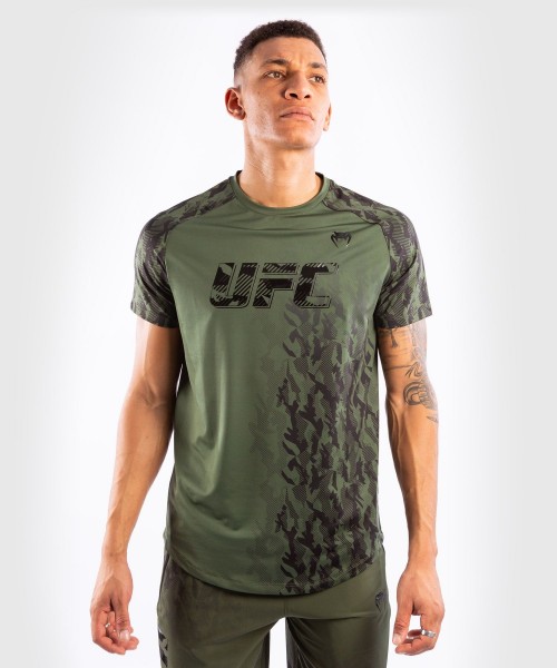 VENUM UFC Fight Week Dry Tech Shirt khaki