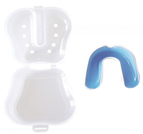 Zahnschutz WACOCU A+ Junior weiß-blau mit Box