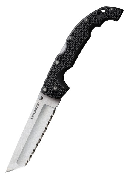 Taschenmesser Voyager Tanto XL Wellenschliff AUS 10A