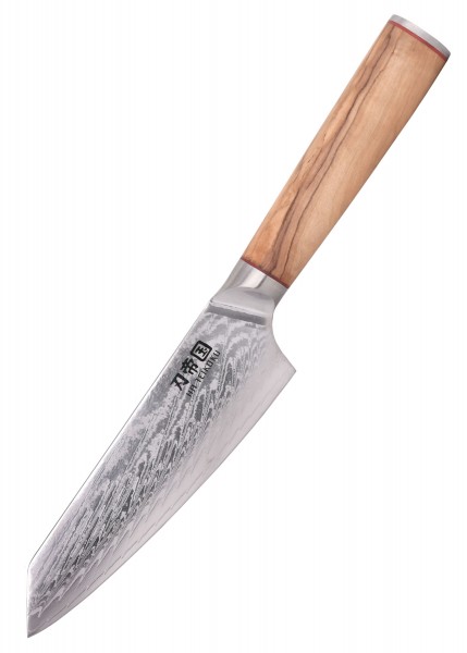 Kochmesser, 16,5 cm Klingenlänge, Damaststahl
