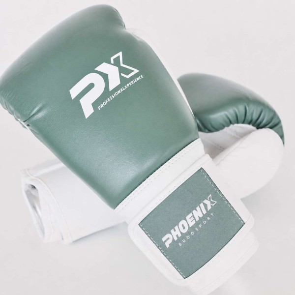 PX Kinder Boxhandschuhe olive-weiss