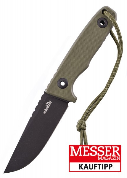 Schnitzel TRI, Outdoormesser, grün