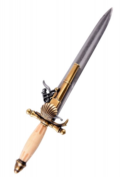 Französische Dolch-Pistole, 18. Jahrhundert, Replik