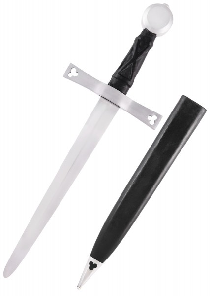 Gotischer Dolch für leichten Schaukampf, inkl. Scheide, SK-C