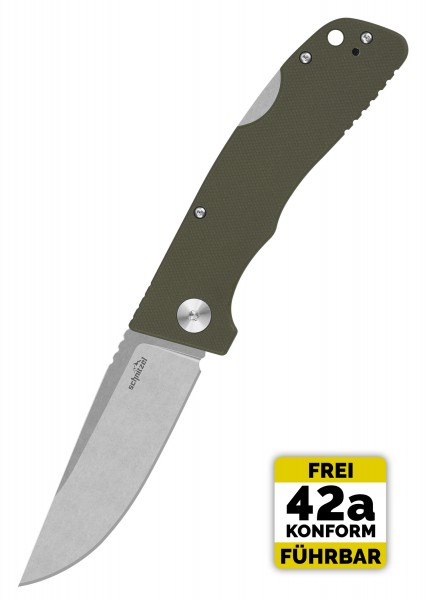 Schnitzel Kvar, 2-Hand Backlock, grün, stonewashed