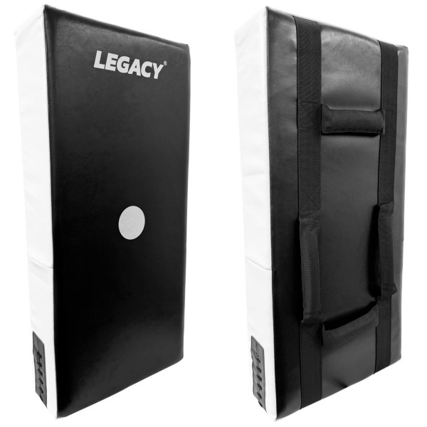LEGACY Schlagpolster 75x35x15cm schwarz-weiss Kunstleder