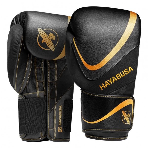 Hayabusa H5 Boxhandschuhe schwarz-gold 01