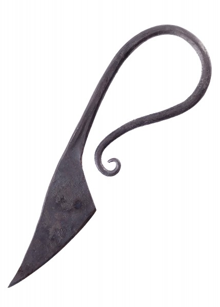 Gebrauchsmesser, handgeschmiedet, ca. 15 cm lang