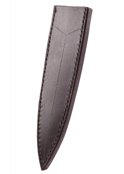 Braune Lederscheide für Stiefeldolch