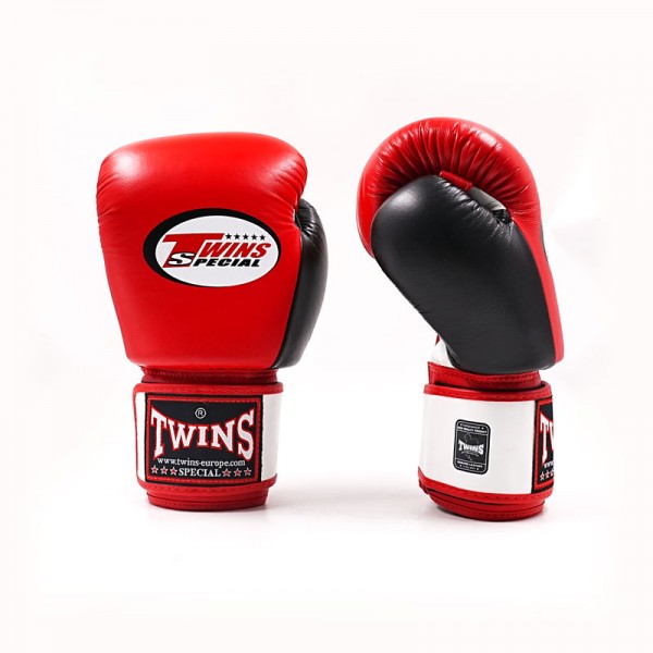 TWINS BGVL AIR 16oz Boxhandschuhe rot-weiss