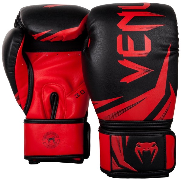 Venum Challenger 3.0 Boxhandschuhe in schwarz-rot 01