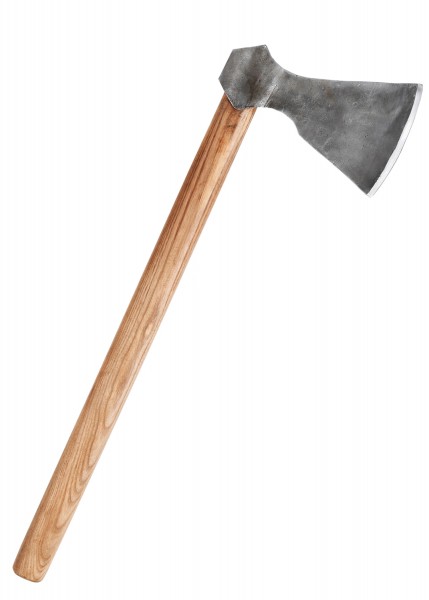 Wikinger-Axt aus Stahl, handgeschmiedet, Typ F